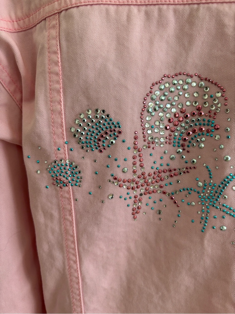 Pink Women's Button-Front Jacket - Picture 8 of 13